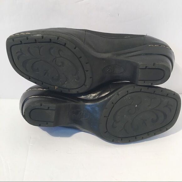 I Love Comfort  black leather/fabric shoes size 7 - Picture 6 of 8